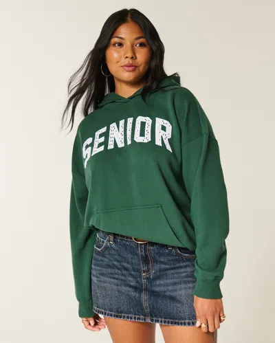 Hollister Oversized Senior Graphic Hoodie