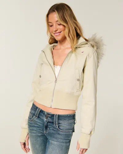 Hollister Peyton Twill Jacket In Animal Print