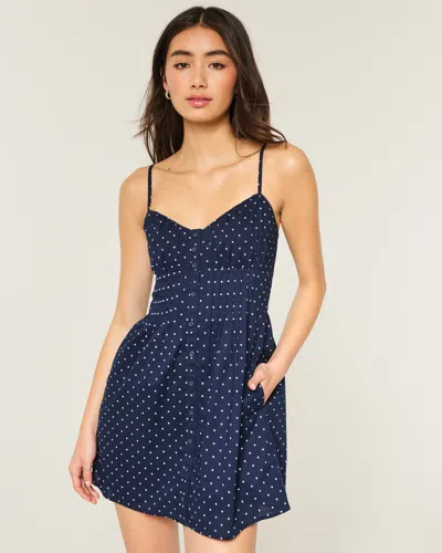 Hollister Pintuck Mini Dress In Multi