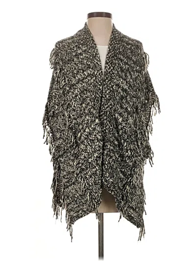 Pre-owned Hollister Poncho In Gray