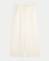 Hollister Pull-on Slub Pants In White