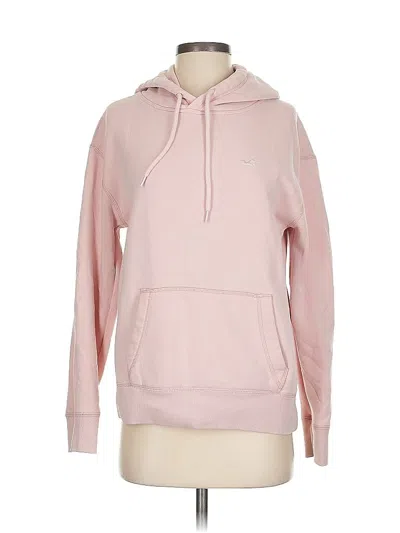 Pre-owned Hollister Pullover Hoodie In Pink