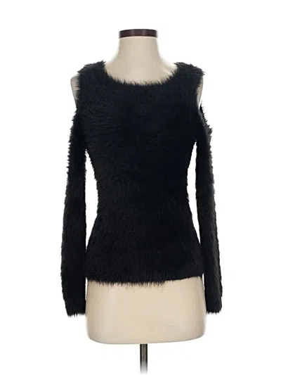 Pre-owned Hollister Pullover Sweater In Black