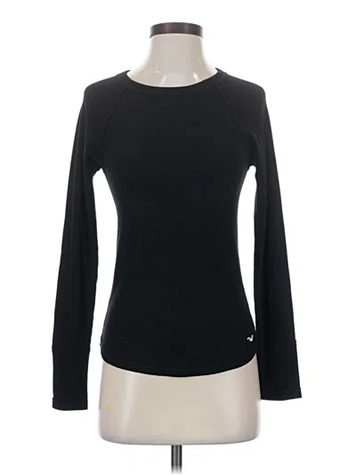 Pre-owned Hollister Pullover Sweater In Black
