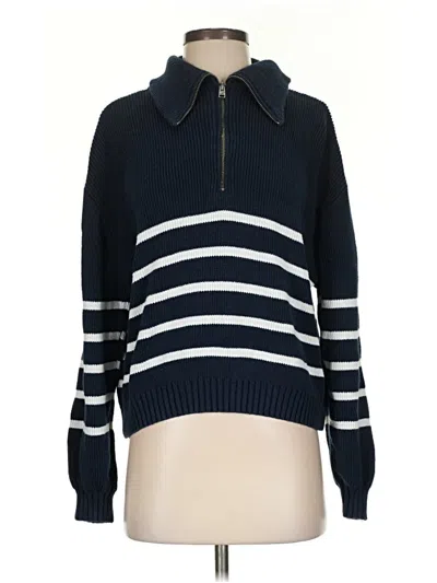 Pre-owned Hollister Pullover Sweater In Blue