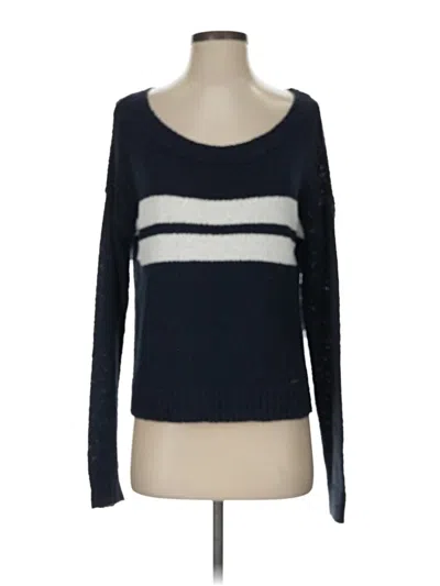 Pre-owned Hollister Pullover Sweater In Blue