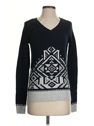 Pre-owned Hollister Pullover Sweater In Blue