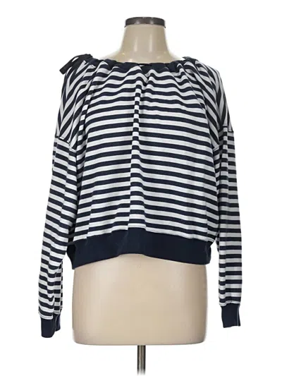 Pre-owned Hollister Pullover Sweater In Blue