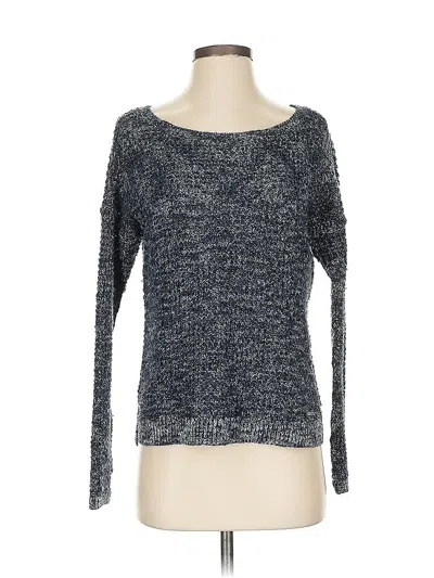 Pre-owned Hollister Pullover Sweater In Blue