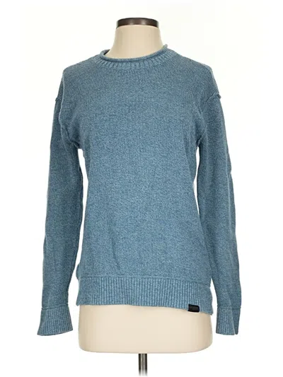 Pre-owned Hollister Pullover Sweater In Blue