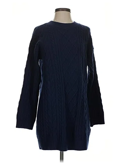 Hollister Pullover Sweater In Blue