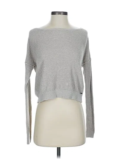 Pre-owned Hollister Pullover Sweater In Brown