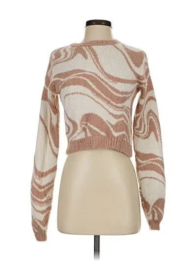 Pre-owned Hollister Pullover Sweater In Brown