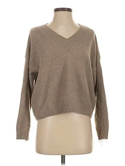 Pre-owned Hollister Pullover Sweater In Brown