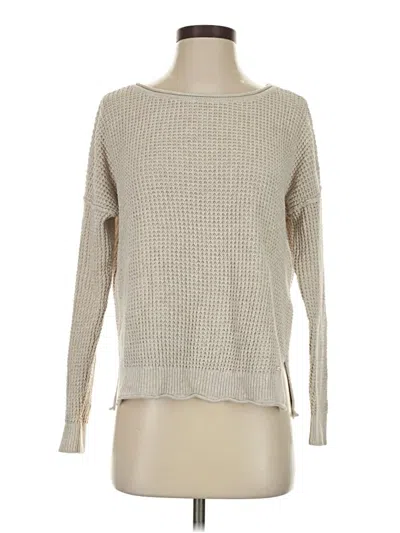 Pre-owned Hollister Pullover Sweater In Brown