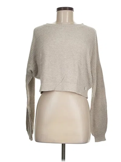 Pre-owned Hollister Pullover Sweater In Brown