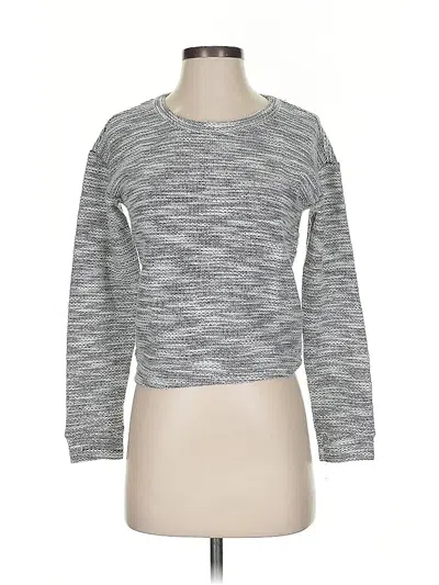 Pre-owned Hollister Pullover Sweater In Gray