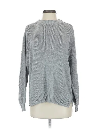 Pre-owned Hollister Pullover Sweater In Gray