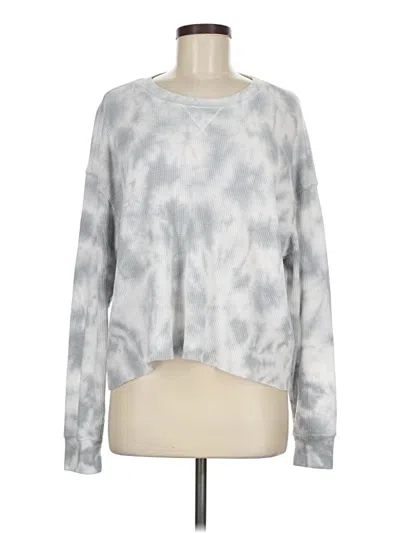 Pre-owned Hollister Pullover Sweater In Gray