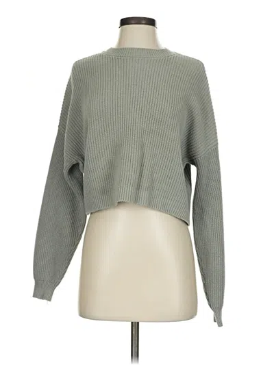 Pre-owned Hollister Pullover Sweater In Gray