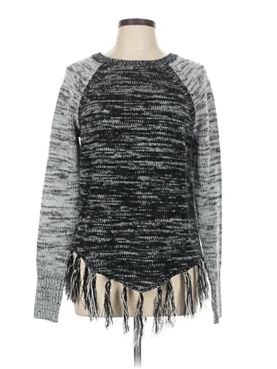 Pre-owned Hollister Pullover Sweater In Gray