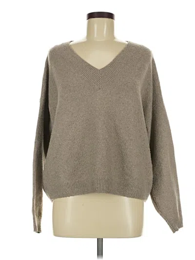 Pre-owned Hollister Pullover Sweater In Gray