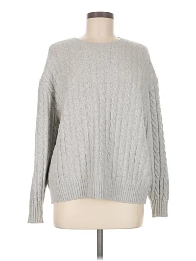 Pre-owned Hollister Pullover Sweater In Gray