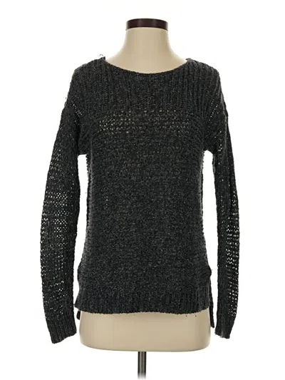 Pre-owned Hollister Pullover Sweater In Gray
