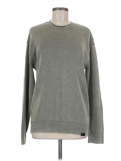 Pre-owned Hollister Pullover Sweater In Gray