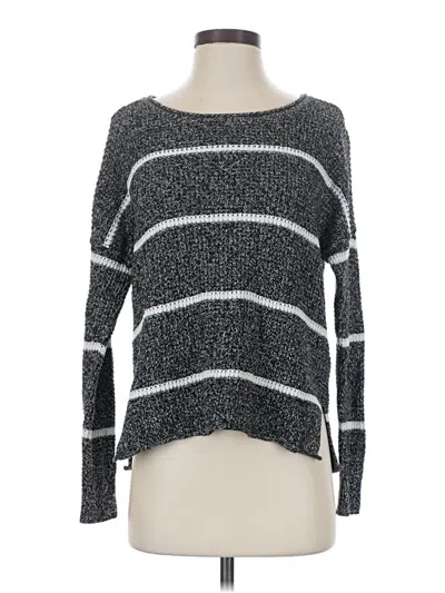 Pre-owned Hollister Pullover Sweater In Gray
