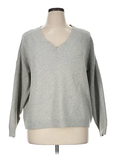 Pre-owned Hollister Pullover Sweater In Gray