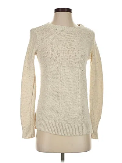 Pre-owned Hollister Pullover Sweater In Ivory