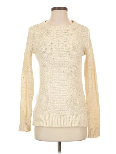 Pre-owned Hollister Pullover Sweater In Ivory