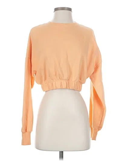 Pre-owned Hollister Pullover Sweater In Orange
