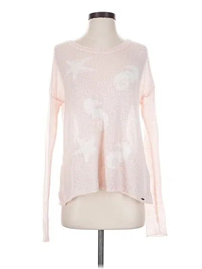 Pre-owned Hollister Pullover Sweater In Pink