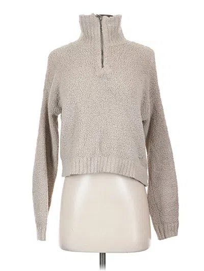 Pre-owned Hollister Pullover Sweater In Silver