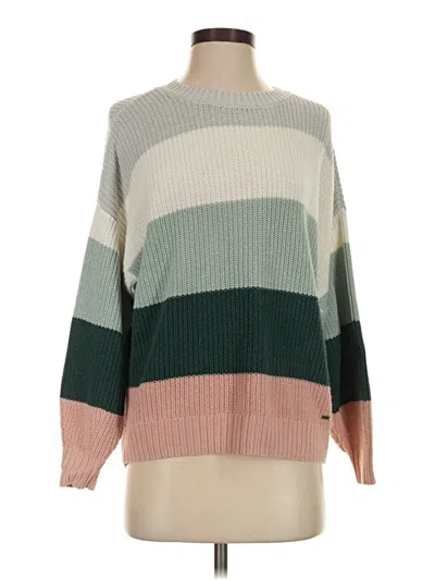 Pre-owned Hollister Pullover Sweater In Tan