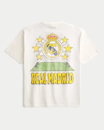 Hollister Real Madrid Cf Graphic Tee In White