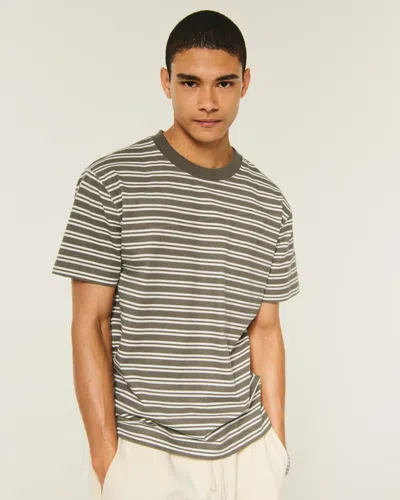 Hollister Relaxed Heavyweight Crew T-shirt In Multi
