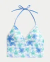 Hollister Reversible Tankini In Light Blue Pattern
