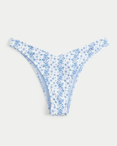 Hollister Ribbed High-leg V-waist Cheekiest Bikini Bottom