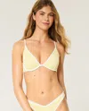 Hollister Ribbed Plunge Underwire Bikini Top