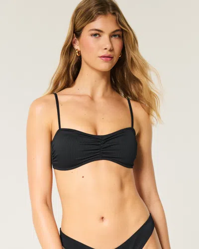 Hollister Ribbed Scoop Bikini Top