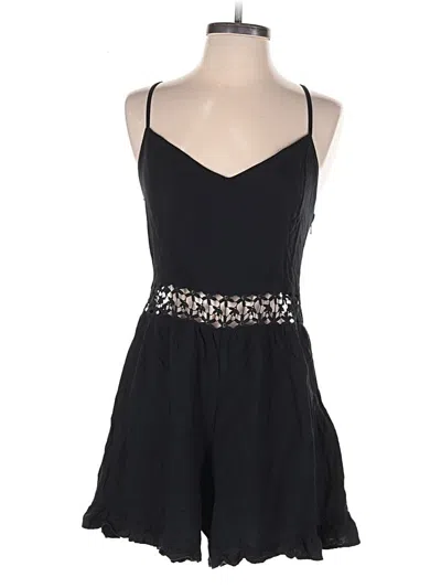 Pre-owned Hollister Romper In Black
