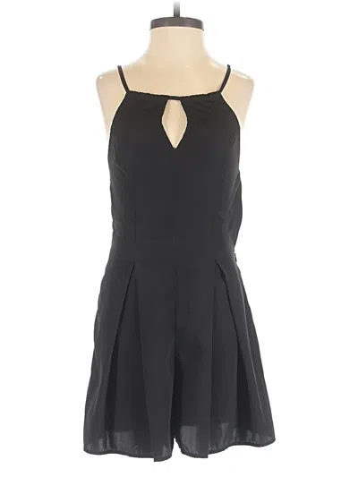 Pre-owned Hollister Romper In Black
