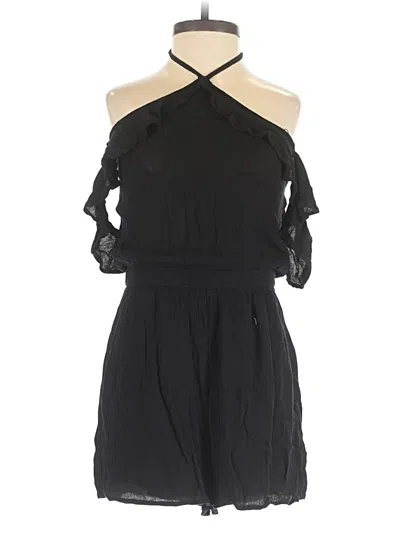 Pre-owned Hollister Romper In Black