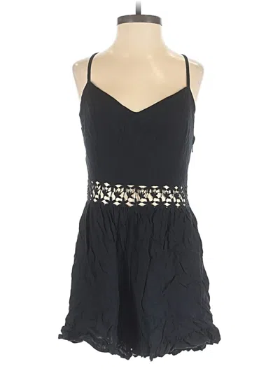 Pre-owned Hollister Romper In Black