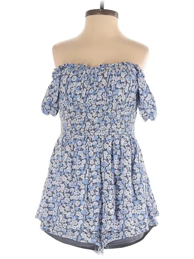 Pre-owned Hollister Romper In Blue