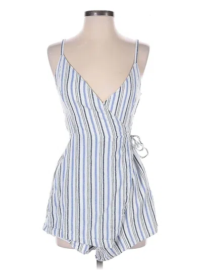 Pre-owned Hollister Romper In Blue