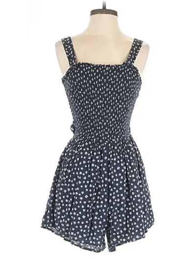 Pre-owned Hollister Romper In Blue